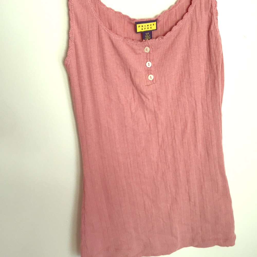 Pink tank top